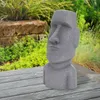ECD Germany Moai Figur Rapa Nui Kopf 53,5 cm hoch, Grau, Produktbild-Vorschau 7