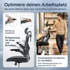 CLOUVOU SmartSeat Bürostuhl Ergonomisch Schreibtischstuhl Produktbild-Vorschau 5