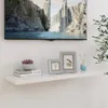 vidaXL Étagère suspendue aspect chêne et blanc 90x23,5x3,8 Voir les images du produit 13