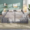 ProximaX Doppelbett mit Zaun 90x200cm, Kiefernholzbett mit Produktbild-Vorschau 3