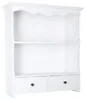 Wandregal Küchenregal Wandschrank Weiß Regal Holzregal Produktbild-Vorschau 1