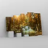 Bild auf Leinwand - Leinwandbild - Park Wasserfall Wasser - Produktbild-Vorschau 4
