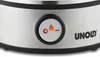 Close-up of a kitchen appliance control dial with brand logo. Produktbild-Vorschau