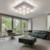 Deckenleuchte silber, Kugel Design, L 37 cm Produktbild-Vorschau 5