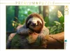 CALVENDO Puzzle Faultier auf einem Baum | 1000 Teile Produktbild-Vorschau 1