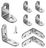 Winkelverbinder Edelstahl 20x20mm 90 Grad L-Form 20 Stück Produktbild-Vorschau 1