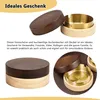 2 Stück Holz Aschenbecher mit Deckel und Produktbild-Vorschau 5