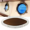 A collage of a boat porthole window and a boat window screen. Anteprima dell’immagine prodotto