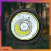 Close-up of a flashlight head with a blurred forest background and colorful overlays. Podgląd zdjęcia produktu
