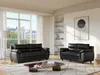 Couchgarnitur 3+2 - Kunstleder - Schwarz - MANOA Produktbild-Vorschau 1