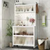 KOMFOTTEU: mobile da cucina a 5 ripiani, credenza con 4 Anteprima dell’immagine prodotto 2