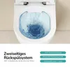 EMKE Hänge-WC spülrandlos Keramik Wassersparend Wandmontage Produktbild-Vorschau 3