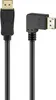DisplayPort-Kabel 2.0/2.1 gewinkelt Produktbild-Vorschau 1