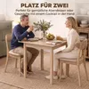 HOMCOM Esstisch Küchentisch Quadratisch Esszimmertisch für Produktbild-Vorschau 4