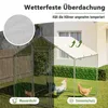 Hühnerstall Hühnerhaus Geflügelstall 2x2x2m Freilaufgehege Produktbild-Vorschau 8