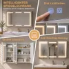 Spiegelschrank 120x13x90cm Badezimmerschrank mit LED und 3 Produktbild-Vorschau 5