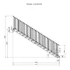 Stahltreppe 15 Stufen bis Höhe 300 cm, Laufbreite : 90 cm Produktbild-Vorschau 5