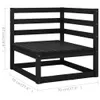 2-tlg. Garten-Lounge-Set mit Kissen Schwarz Kiefer Produktbild-Vorschau 6