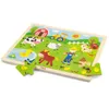 Drevené puzzle 24 dielikov - farma Náhľad obrázku produktu 7