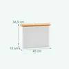 Relaxdays Toilettenpapier Aufbewahrung, 12 Rollen, HxBxT: Produktbild-Vorschau 4