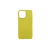 A yellow iPhone case is shown against a white background. Produktbild-Vorschau