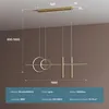 doporro Lampadario a Sospensione LED 100cm, Lampada Lineare Anteprima dell’immagine prodotto 7