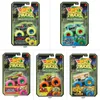 A collage of five Hot Wheels Monster Trucks in their packaging, with a dark, starry background. Voir les images du produit