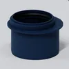 A 3D render of a dark blue pipe fitting on a light gray background. Podgląd zdjęcia produktu
