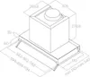 Groupe filtrant 90cm 67db 581m3/h inox. - Elica - BOXIN LX Voir les images du produit 6