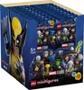 A display box of LEGO Marvel Minifigures. Produktbild-Vorschau