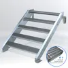 Stahltreppe 5 Stufen bis Höhe 100 cm, Laufbreite : 100 cm Produktbild-Vorschau 2