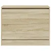 vidaXL Armoire à chaussures Chêne Sonoma 80x34x63 cm Bois Voir les images du produit 4