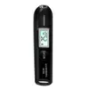 Close-up shot of a black infrared thermometer against a white background. Produktbild-Vorschau