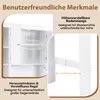 COSTWAY Armoire de toilette avec 3 portes & étagères Voir les images du produit 6