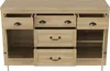 UnboxG Sideboard 135×39,8×80 cm přírodní, kuchyňská a Náhled obrázku produktu 12
