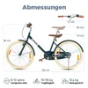 Kinderfahrrad 24 Zoll, Rücktrittbremse, tiefer Einstieg, Produktbild-Vorschau 6