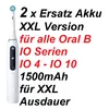 2 x Li-Ion Akku für Oral B IO 9 IO9 3,7V 1500mAh Oral Produktbild-Vorschau 1