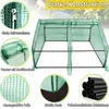 UISEBRT Mini skleník Skleník na rajčata 180x90x90cm Fóliový Náhled obrázku produktu 6