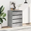 vidaXL Kommode Betongrau 60x41x76 cm Holzwerkstoff Produktbild-Vorschau 3