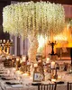 Wisteria Umělé květiny Bushy Silk Vine Závěsný věnec pro Náhled obrázku produktu 6