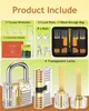 Lockpicking set 17 kusů Transparentní tréninkové zámky Náhled obrázku produktu 2