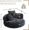 LVHOM Lazy Sofa mit 3 Kissen, Klassischer Sitzsack mit Produktbild-Vorschau 7