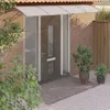 vidaXL Auvent de porte Gris et transparent 350x75 cm Voir les images du produit 8
