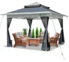VOUNOT® Pavillon 3,6x3,6m, Pop Up Partyzelt mit Mesh Sides Produktbild-Vorschau 1