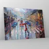 Bilder auf glas - Einteilig - Acryl Stadt Regen - 70x50cm - Produktbild-Vorschau 4
