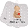 Mr. & Mrs. Panda Topfuntersetzer Bär Kaffee - Grau Pastell Produktbild-Vorschau 1