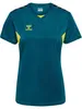 Hummel Authentic Trikot Kurzarm Damen - Blue Coral / Sulpur Produktbild-Vorschau 3