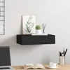 vidaXL Étagère murale à tiroirs noire 40x23,5x10 cm MDF Voir les images du produit 4
