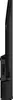 Side view of a black television on a white background. Voir les images du produit