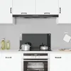 vidaXL Kuchyňský backsplash černý 80x40 cm Tvrzené sklo Náhled obrázku produktu 1